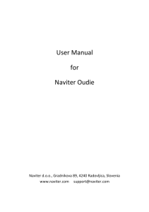 Oudie Getting Started Manual