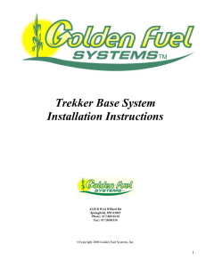 Trekker Base System Installation Instructions