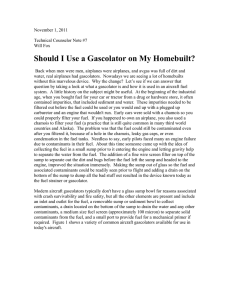Should I Use a Gascolator on My Homebuilt?