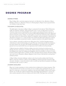 degree program