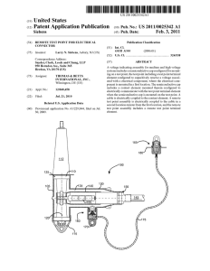 Remote test point for electrical connector