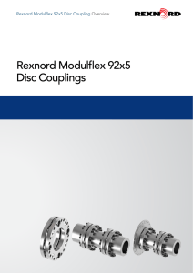 Rexnord Modulflex 92x5 Disc Couplings Overview