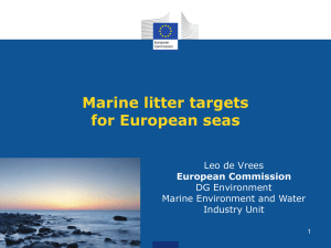 Marine litter targets for European seas - Berlin