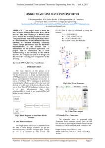 single phase sine wave pwm inverter