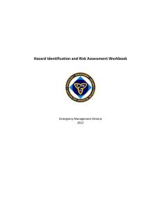Hazard Identification and Risk Assessment Workbook