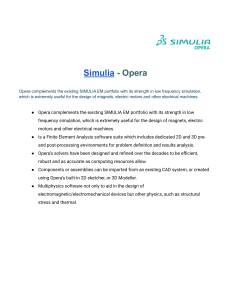 Simulia - Opera