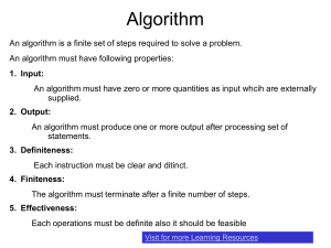 1.Algorithm