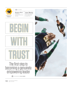 ARTICLE 1 BEGIN WITH TRUST