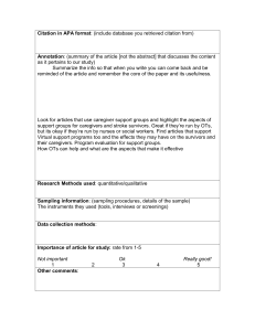 Annotated bibliography template