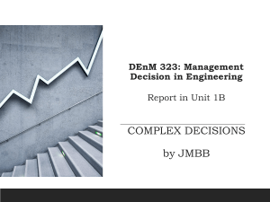 2. Unit 1 b - Report Complex Decisions