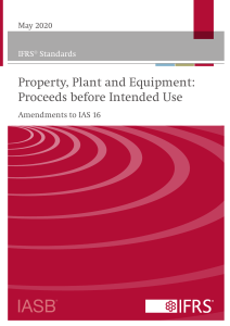 property plant and equipment proceeds before intended use amendments to ias 16
