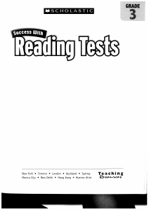 Reading Tests Grade 3