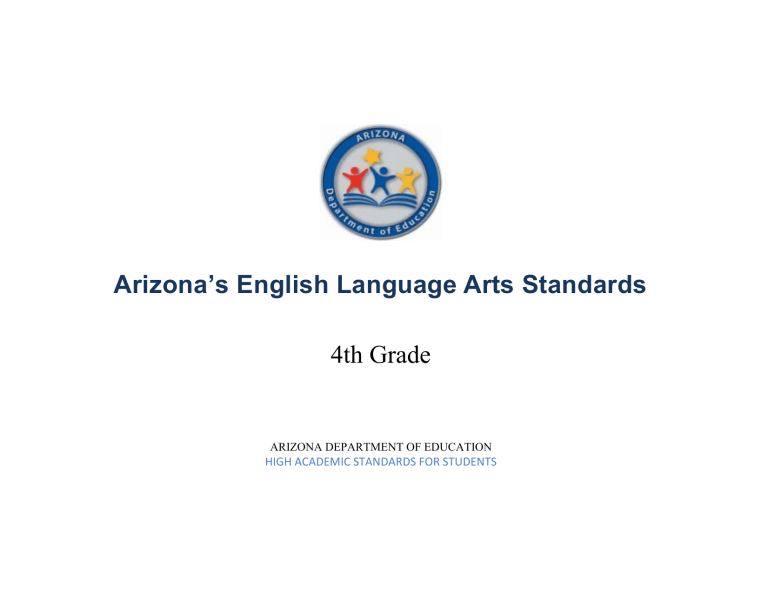 2016 AZ ELA Standards Fourth Grade