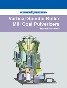 MBF Coal Pulverizers - Foster Wheeler