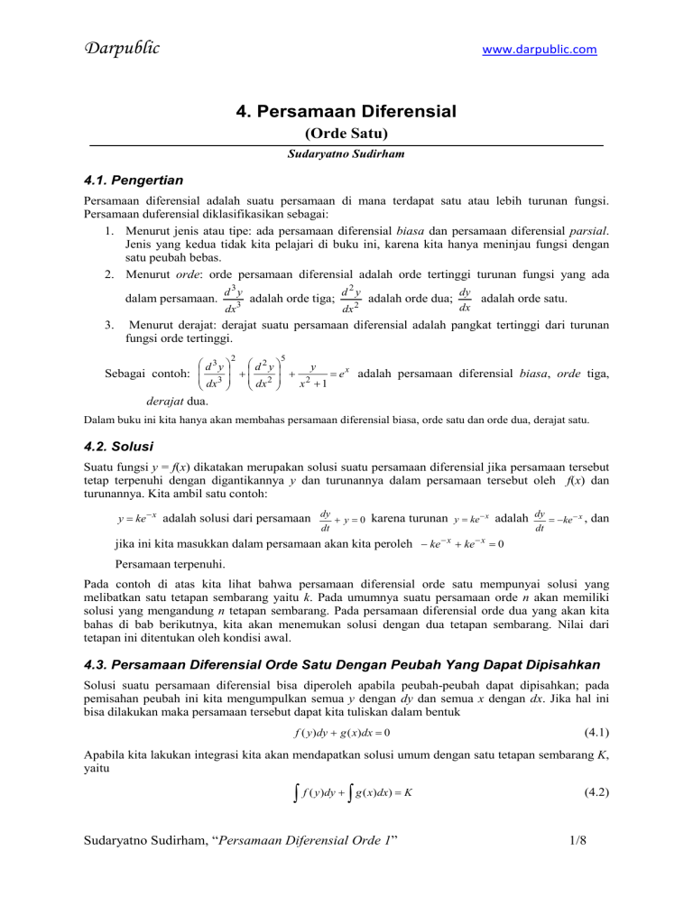 Persamaan-diferensial-orde-1