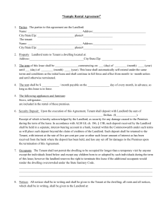 Lease form