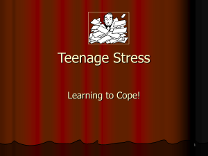 teenage stress slides