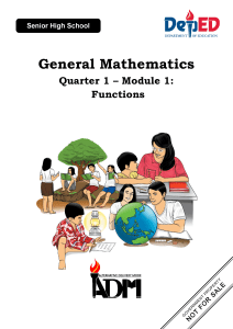 Gen-Math11 Q1 Mod1 functions