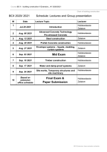 BC II AY2020 21 semester schedule