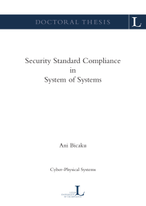 Security standard compliance