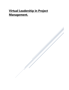 Dissertation - Project Management and Virtual Leadership