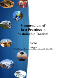 3322Compendium of Best Practices in Sustainable Tourism - Fen Wei 01032014