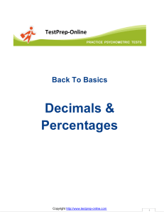 Decimal Study (TEAS)