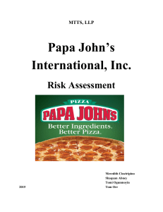 Papa-Johns-Audit-Risk-Assessment