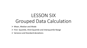 Calculation on Grouped data-1