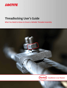 Henkel Loctite User Guide - Threadlocking
