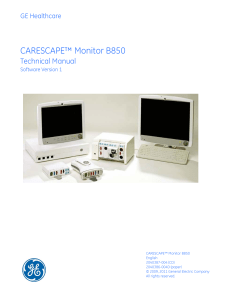 GEHC-Service-Manual CARESCAPE-Monitor-B850-v1-2011