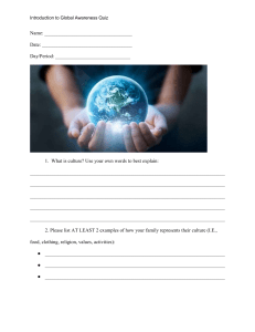 Global Awareness Quiz