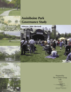 Assiniboine Park Governance Study Pdf