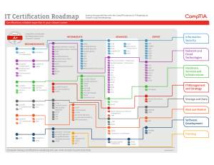 IT Certification Roadmap: CompTIA & More