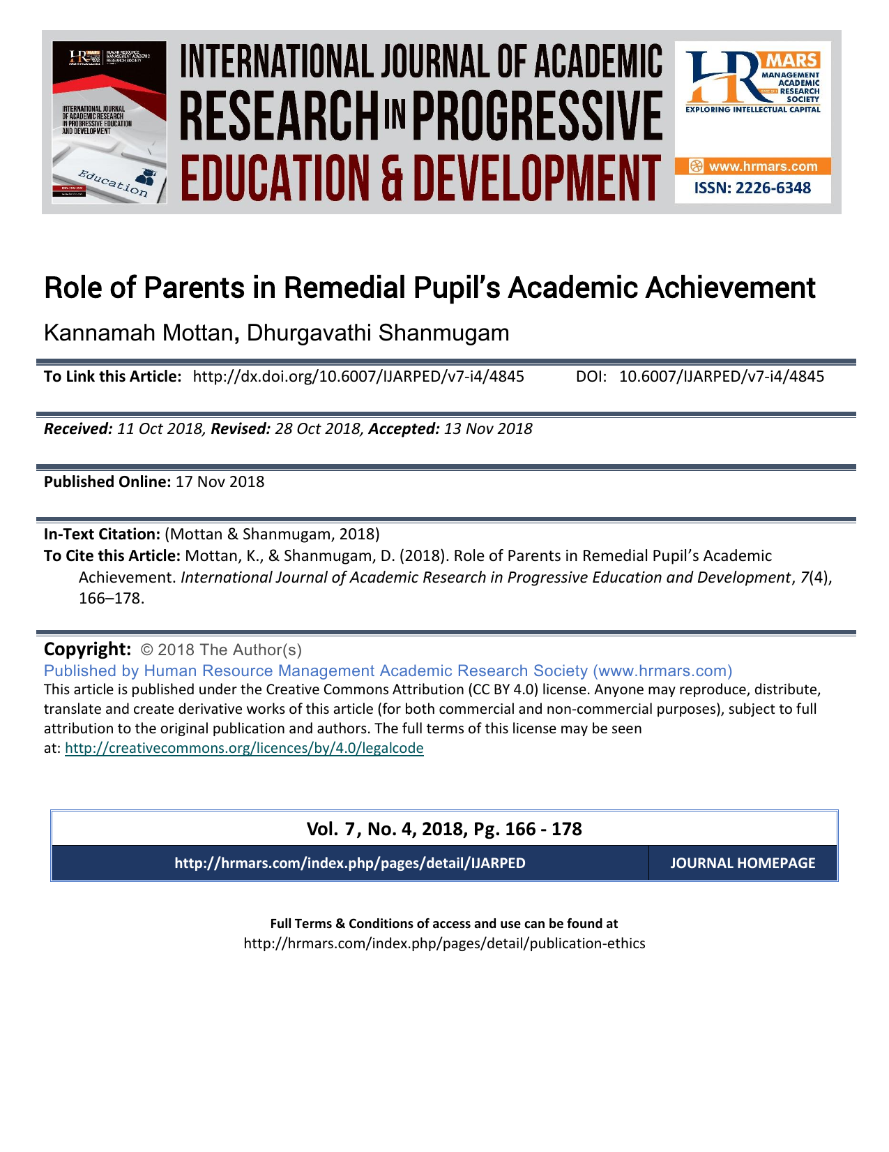 Role of Parents in Remedial Pupils Academic Achievement