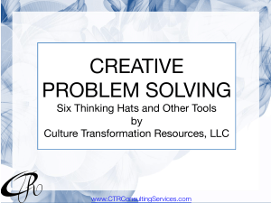 Creative Problem solving
