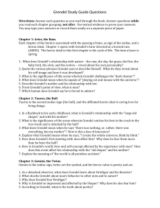 Grendel Study Guide Questions