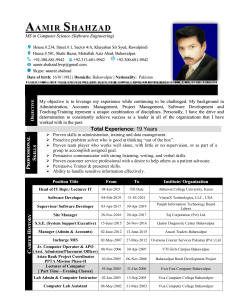 Resume-AamirShahzad-July,2021