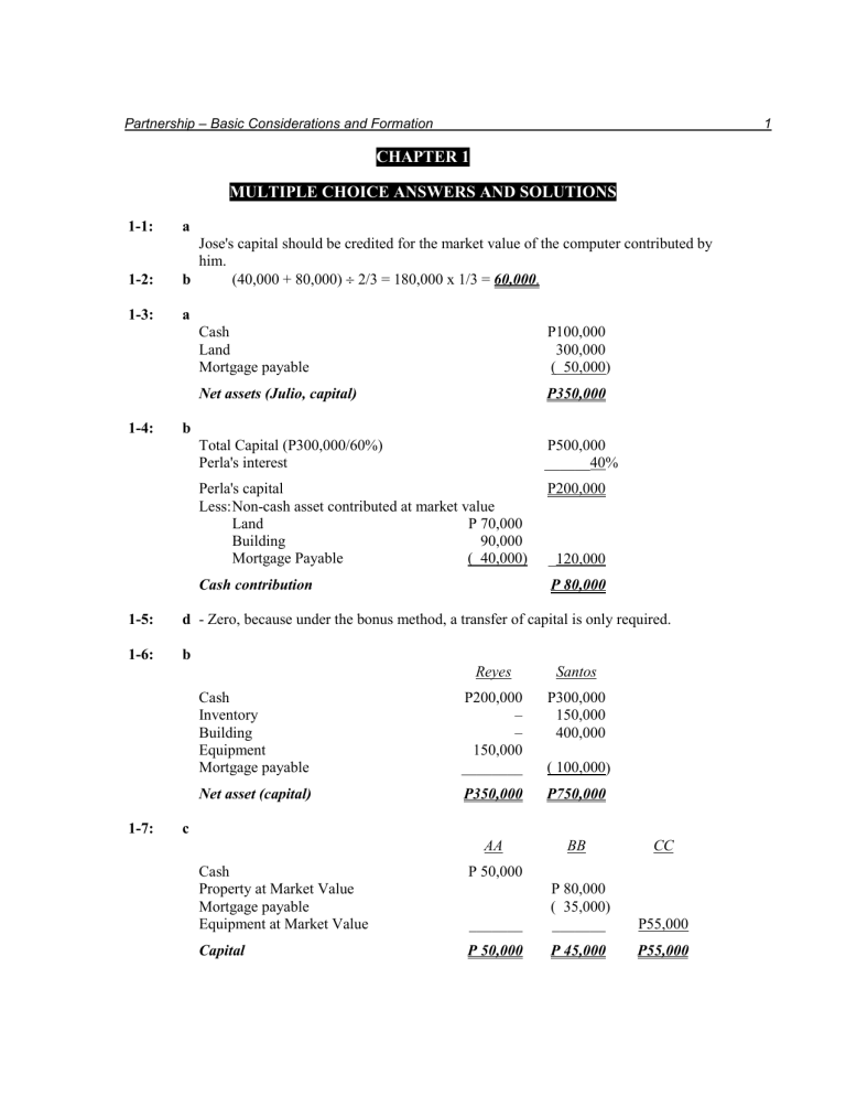 Advanced Accounting Guerrero Peralta Volume 1 Solution Manual