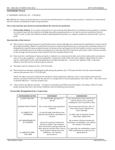 Partnership Law: Definition, Characteristics, and Distinctions