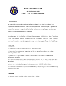 MINGGU SAINS SK SAINT AIDAN 2021