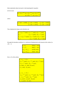 More explanation about next parts in deriving Zoepprit's equations