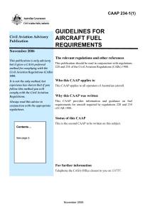 Aircraft Fuel Requirement 