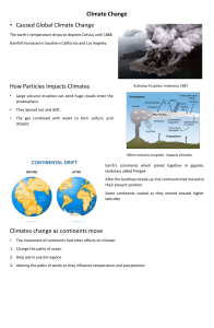 Climate Change Blank Worksheet
