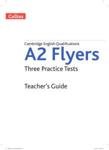 74887 A2 Flyers Teacher's Guide