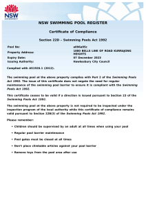 pool compliance certificate a096a95c