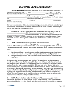Standard-Lease-Agreement-Template