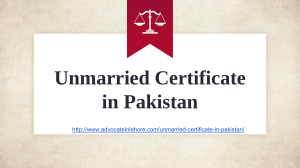 Prepare Unmarried Certificate Application & Complete Requirements By Expert 