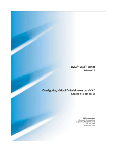 Configuring Virtual Data Movers on VNX