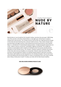 Nude By Nature Article